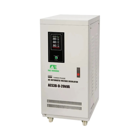 A&E Dunamis 20KVA 3-phase Servo Voltage Stabilizer (240V-456V) AES3B-D-20KVA TOBBYHANSON