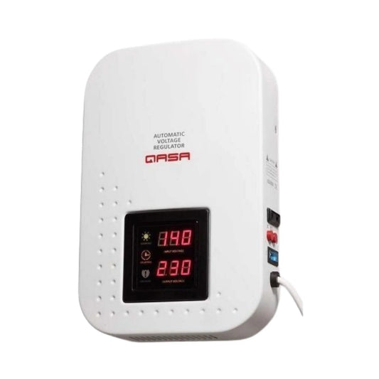 Qasa Wall Mount Automatic Voltage Stabilizer for AC - AVR-PRO 1.5HP TOBBYHANSON