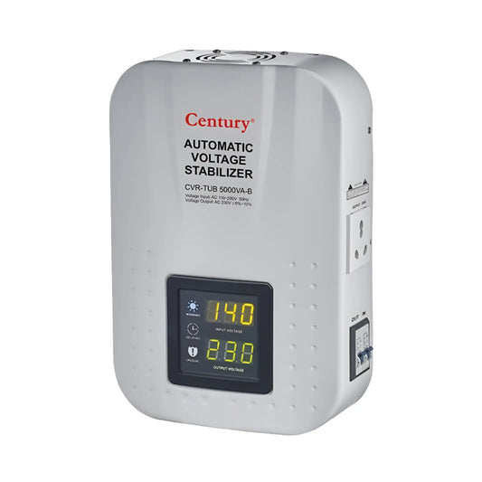 Century 10000VA Wall Mount Automatic Voltage Stabilizers - CVR-TUB 10000-VA-B TOBBYHANSON