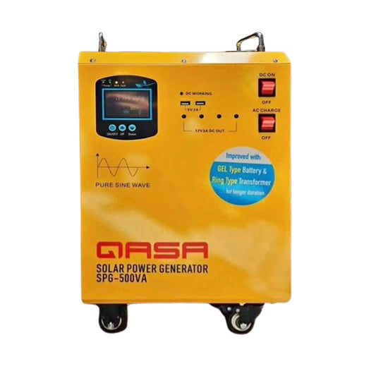 Qasa Solar Power Generator SPG-500VA 300watts TOBBYHANSON