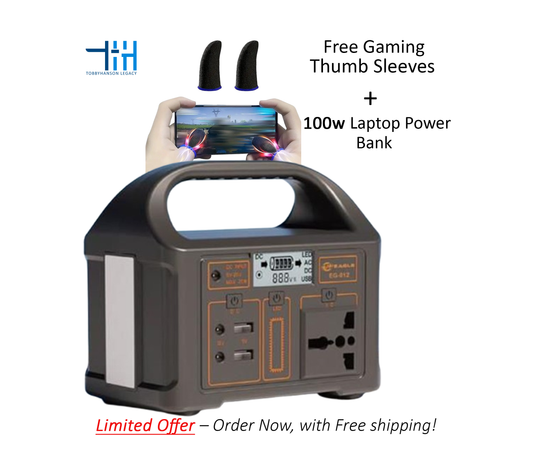 The Ultimate 100W Laptop Power Bank for Students & Gamers TOBBYHANSON